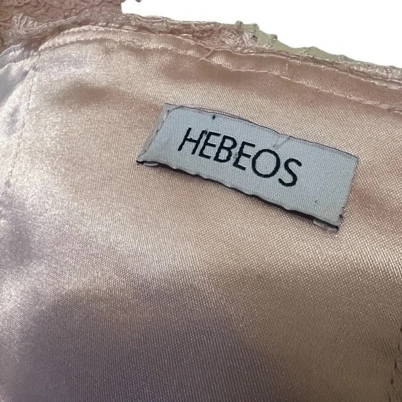 Hebeos A-line Women's Pink Lace Overlay, Cocktail/Party Dress SEE MEASUREMENTS - Picture 15 of 15